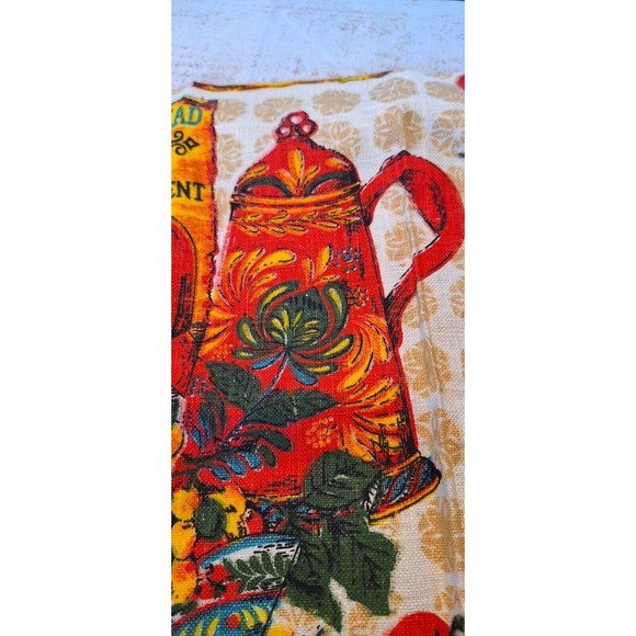 VTG Tea Towel Old Homestead Week Sept 15 1921 Pure Linen RN# 16604 Vivid Colors - Picture 7 of 12